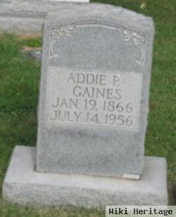 Addie P Thompson Gaines