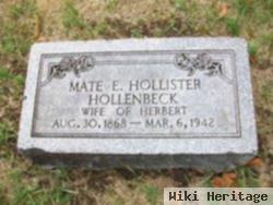 Mary Ester "mat " Hollister Hollenbeck