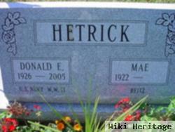 Mae R. Reitz Hetrick