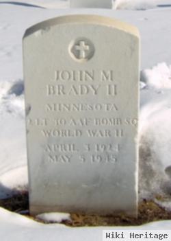 John Milton Brady, Ii