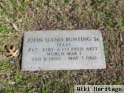 John Gano Bunting, Sr