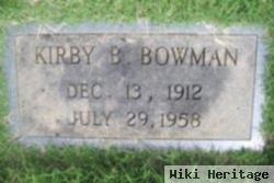 Kirby Brent Bowman