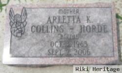 Arletta Kay "birdie" Collins Horde