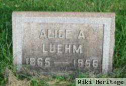 Alice A Luehm