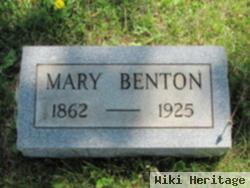 Mary E Benton