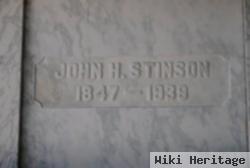 John H Stinson