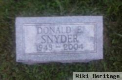 Donald E Snyder