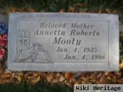 Annetta Jane Roberts Mooty