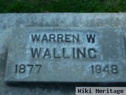 Warren Walter Walling