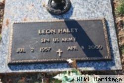 Leon "good Buddy" Haley