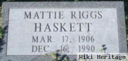 Mattie Riggs Haskett