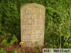 Sarah Jane Conner Royster