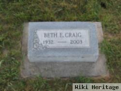 Beth E Craig