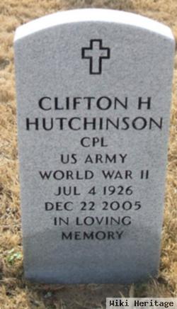 Clifton H Hutchinson