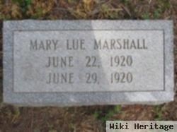 Mary Lue Marshall