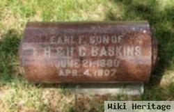 Earl F Baskins