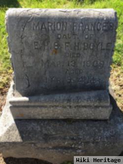 Marion Frances Boyle