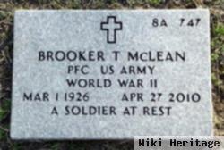 Pfc Booker T. Mclean