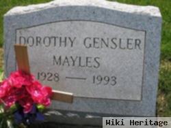 Dorothy Gensler Mayles