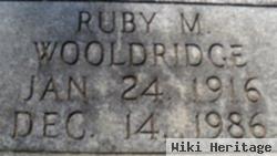 Ruby M Wooldridge