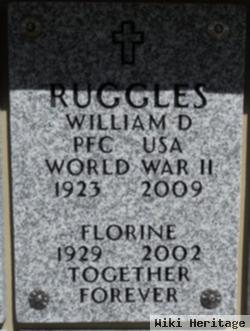 William D Ruggles