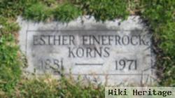 Esther Viola Finefrock Korns