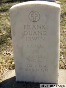 Frank Duane Irwin