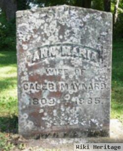 Ann Maria Maynard