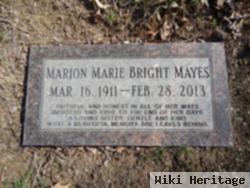 Marion Marie Mayes