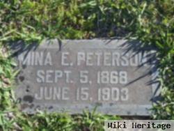 Elmina E "mina" Arnold Peterson