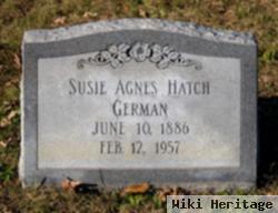 Susie Agnes Hatch German