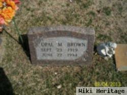 Opal M. Van Dyke Brown