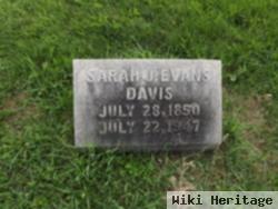 Sarah J Evans Davis