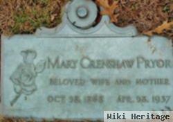 Mrs Mary Elizabeth "mamie" Crenshaw Pryor