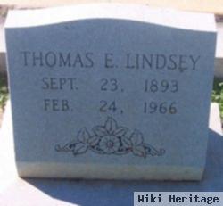 Thomas E Lindsey