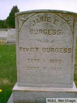 Janie Eliza Mcneer Burgess