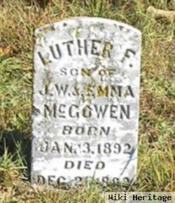 Luther F Mcgowen