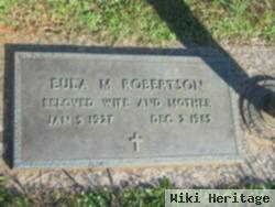 Eula M Peck Robertson