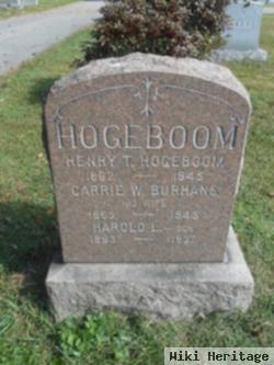 Carrie W Burhans Hogeboom