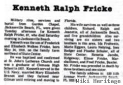 Kenneth Ralph Fricke