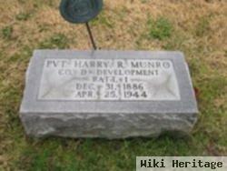 Pvt Harry Robert Munro