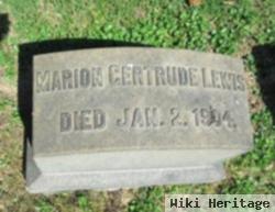 Marion Gertrude Lewis