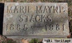 Edith Marie "marie" Mayne Stacks