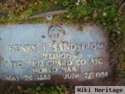 Henry F Sandstrom