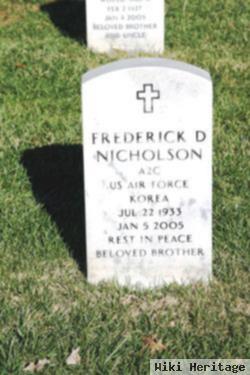 Frederick D Nicholson