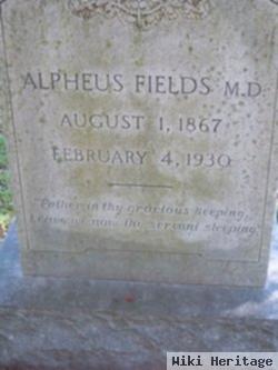 Dr Alpheus Fields