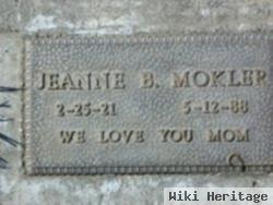 Jeanne B Mokler