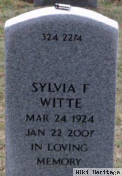 Sylvia F. Witte