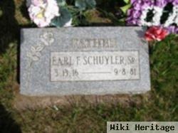 Earl F Schuyler, Sr