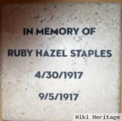 Ruby Hazel Staples